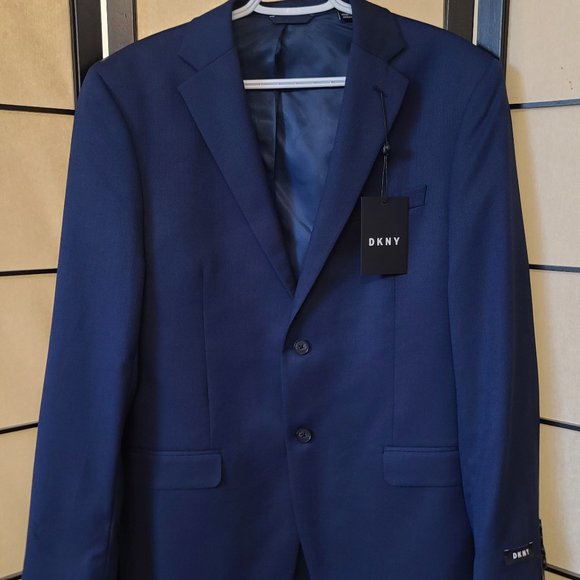 DKNY Suit Blazer blue size 42R - Picture 1 of 5